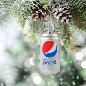 Diet Pepsi Soda Can Novelty Decoupage Ruz Ornament NWT!